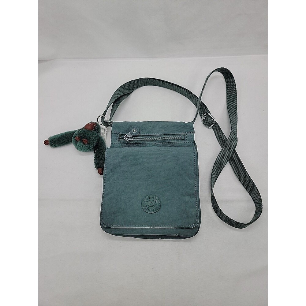 Kipling Eldorado Women's Small Nylon Crossbody Bag Aloe Green Water Resistant